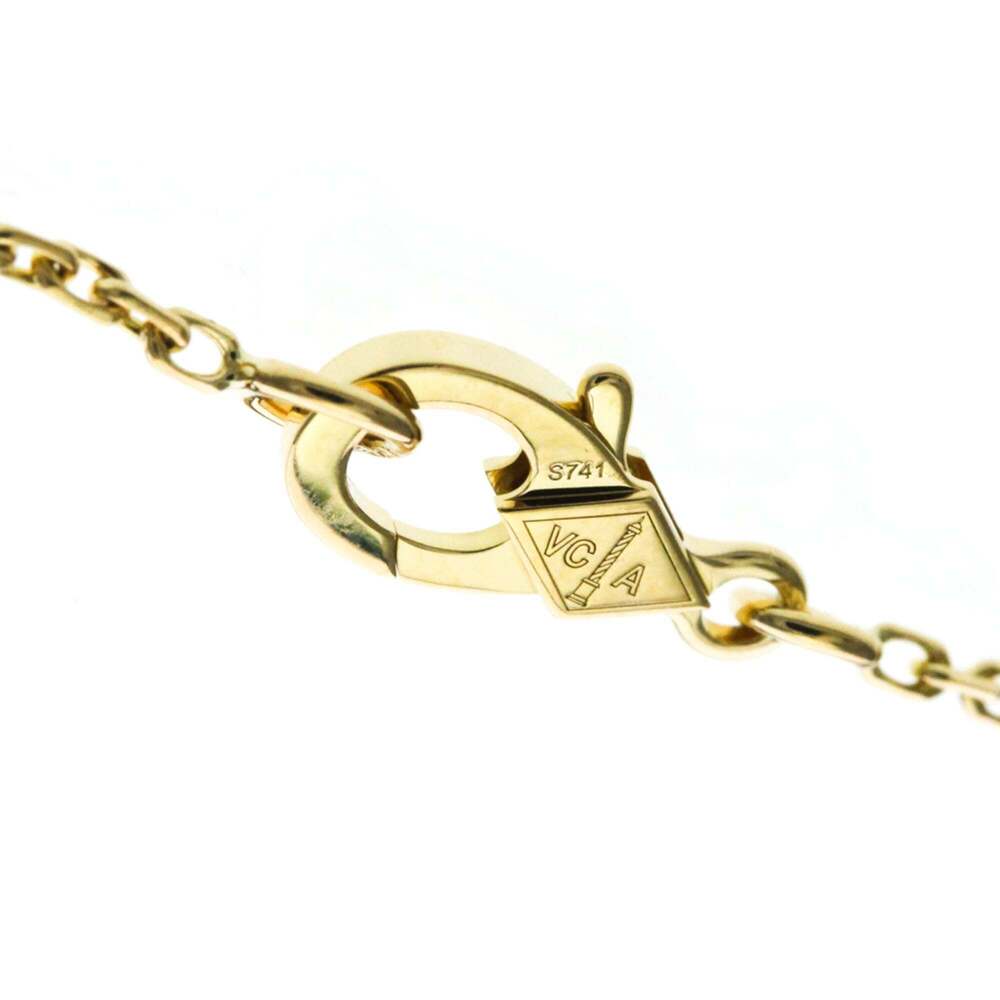 Van Cleef & Arpels Vintage Alhambra Yellow Gold (18K) Mother Of Pearl Women,M... - Picture 7 of 11